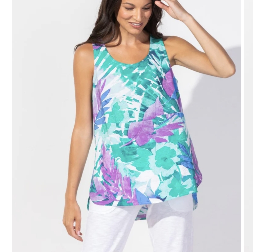 Escape by Habitat Palm Harbor Tank Sx.XL NWT